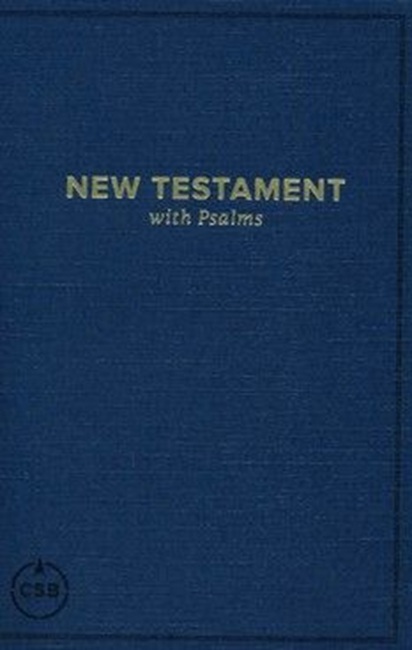 CSB Pocket New Testament with Psalms, Navy Paperback - Case of 192