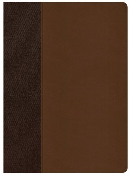 CSB Life Essentials Study Bible---soft leather-look, brown (indexed) - Case of 10