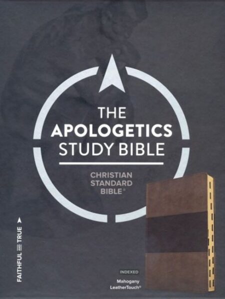 CSB Apologetics Study Bible, Mahogany LeatherTouch, Thumb-Indexed - Case of 12