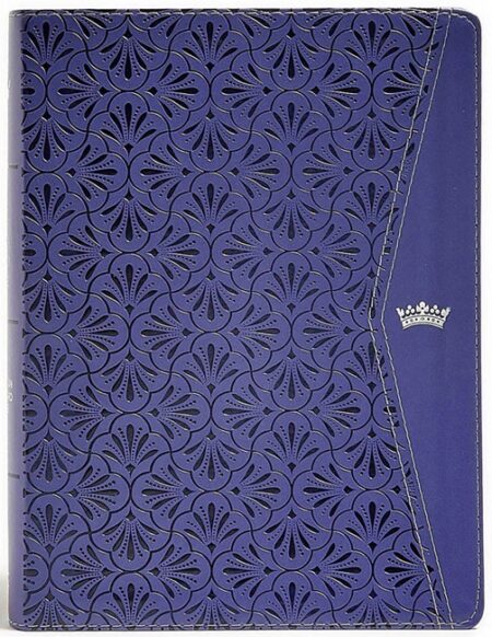 CSB Tony Evans Study Bible---soft leather-look, purple (indexed) - Case of 10