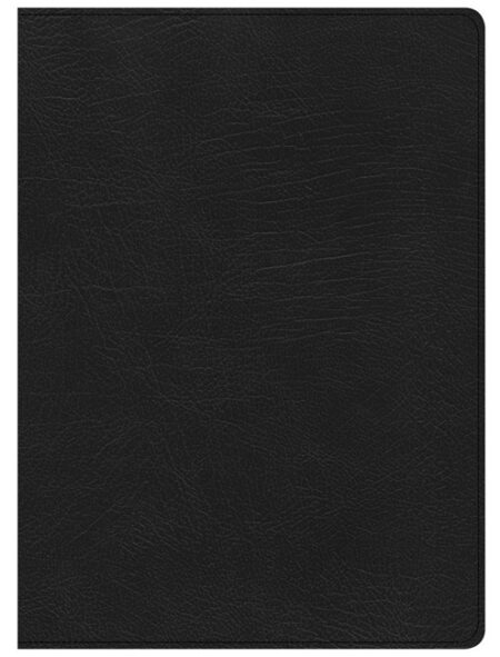CSB Life Essentials Study Bible---genuine leather, black - Case of 10