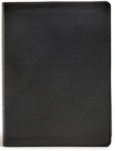CSB Tony Evans Study Bible---genuine leather, black - Case of 10