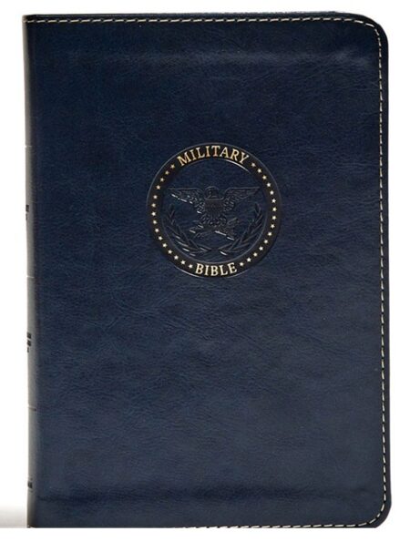 CSB Military Bible, Navy Blue LeatherTouch for Sailors - Case of 36