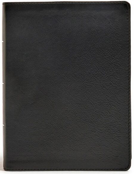 CSB Tony Evans Study Bible---genuine leather, black (indexed) - Case of 10
