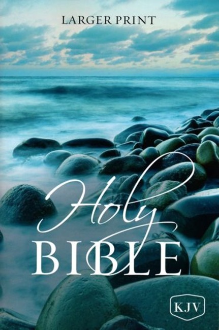 KJV Holy Bible, Larger Print---softcover, multicolor - Case of 16