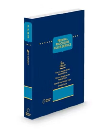 Federal Procedure Rules Service Second Circuit Court of Appeals, 2026 ed.