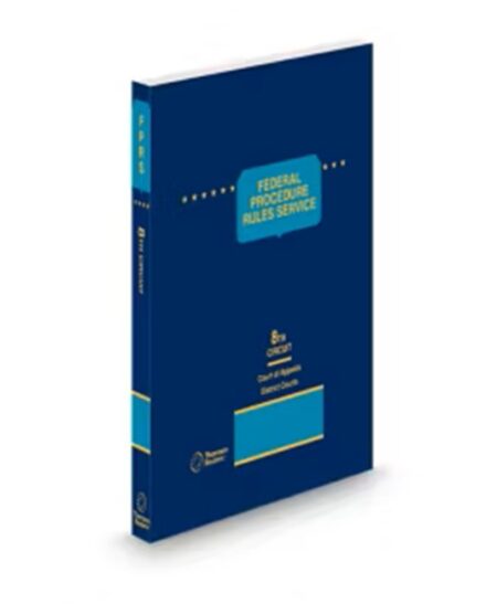 Federal Procedure Rules Service Eighth Circuit Court of Appeals District Courts