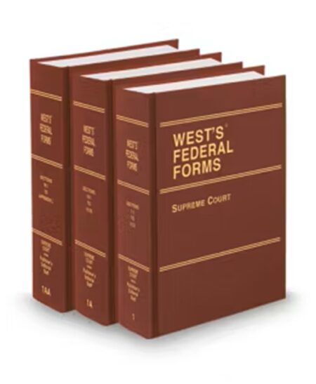 West's Federal Forms V.1 To V.1Aa Supreme Court, 2025 ed.