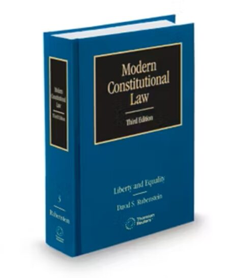 Modern Constitutional Law, 2026 ed.
