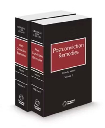 Post Conviction Remedies, 2025 ed.