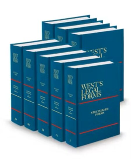 West's Legal Forms V.27-31A Specialized Forms, 2025-2026 ed.