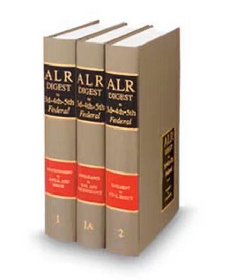 American Law Reports Digest