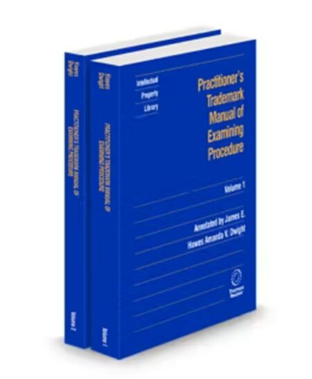 Practioners Trademark Manual of Examing Procedure, 2026-1 ed.