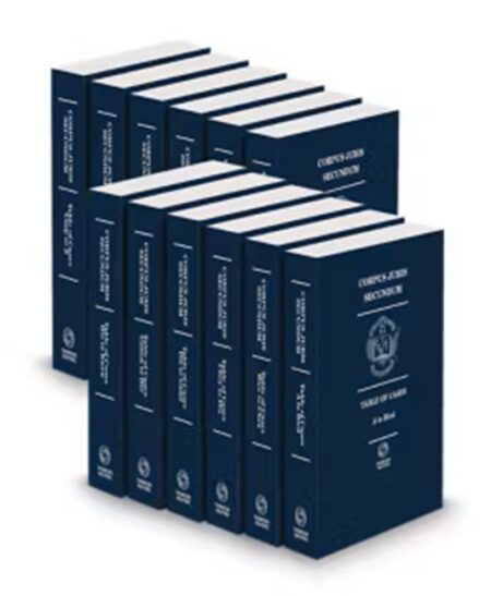 Corpus Juris Secundum Table of Cases