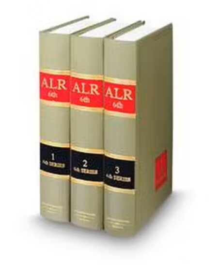 American Law Reports 6th