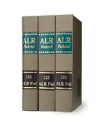 American Law Reports Federal