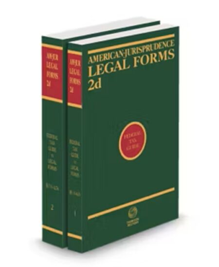 American Jurisprudence Legal Forms Federal Tax Guide To Legal Forms