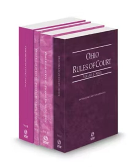 Ohio Court Rules State, Federal District, Federal Bankruptcy and Local V.I ,II,IIa and III, 2026 ed.