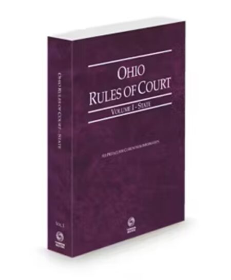 Ohio Court Rules State V.I, 2026 ed.