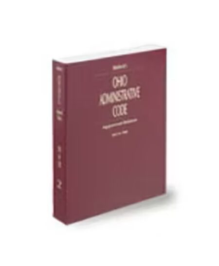 Ohio Administrative Code V.8A, 2015-2016 ed.