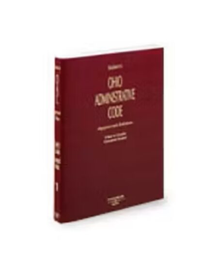 Ohio Administrative Code V.1 User Guide and General Index