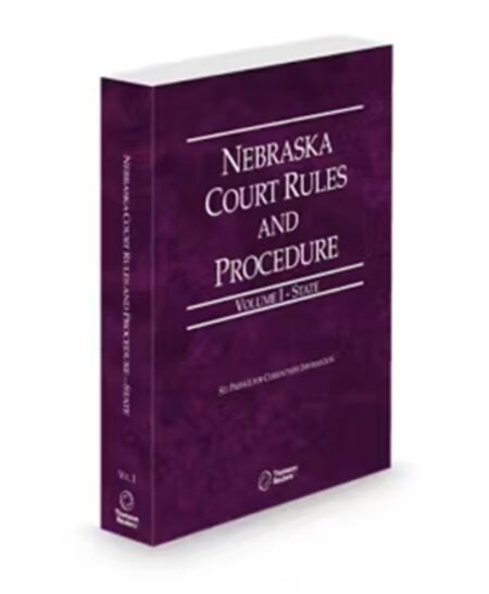 Nebraska Court Rules State V.I, 2026 ed.
