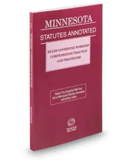 Minnesota Statutes Annotated Rules Governing Workers' Compensation Practice and Procedure, 2025-2026 ed.