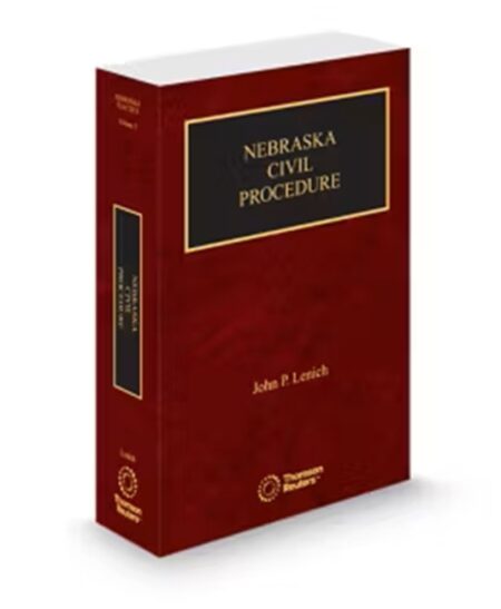 Nebraska Practice V.5 Civil Procedure, 2026 ed.