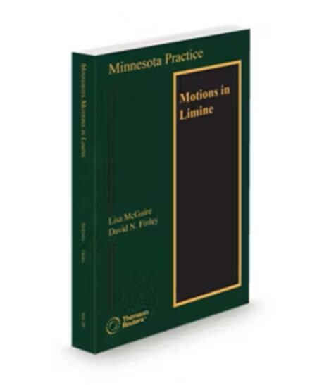 Minnesota Practice V.29 Motions In Limine, 2025-2026 ed.