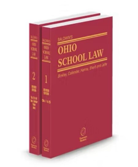Baldwin's Ohio School Laws and Rules Annotated Title 33 and Ohio Administrative Code 2025 2026 ed by