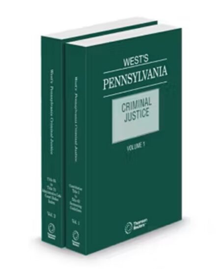 Pennsylvania Criminal Justice 2026 ed by