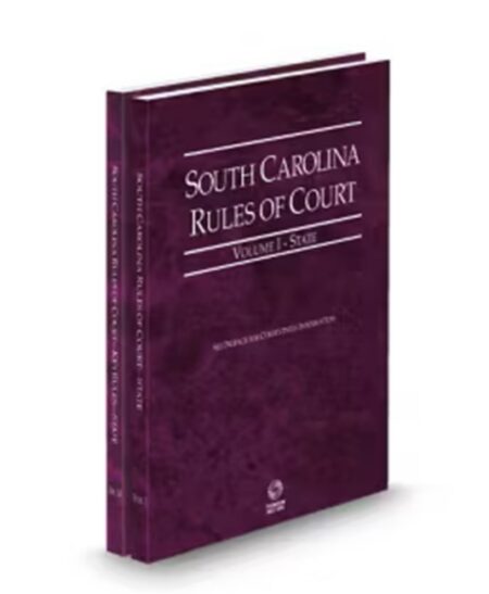 South Carolina Court Rules State and State KeyRules S V I and Ia by