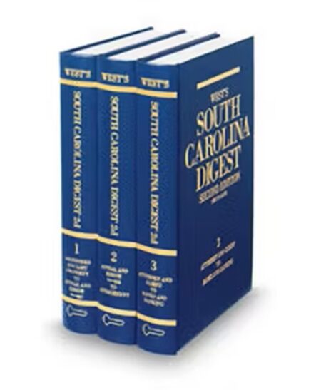 South Carolina Digest 2D by