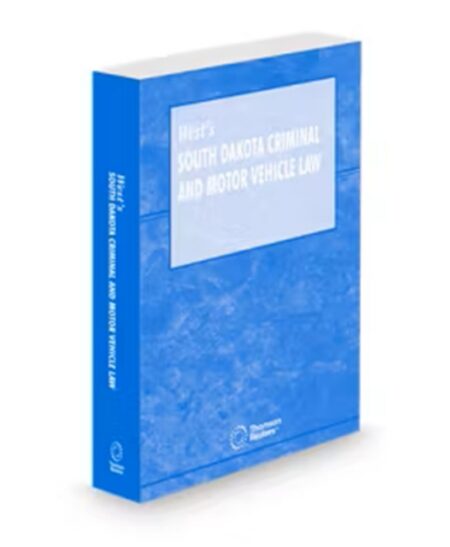 South Dakota Criminal and Motor Vehicle Law 2026 ed by