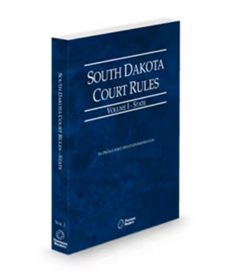 South Dakota Court Rules State V I 2025 ed by