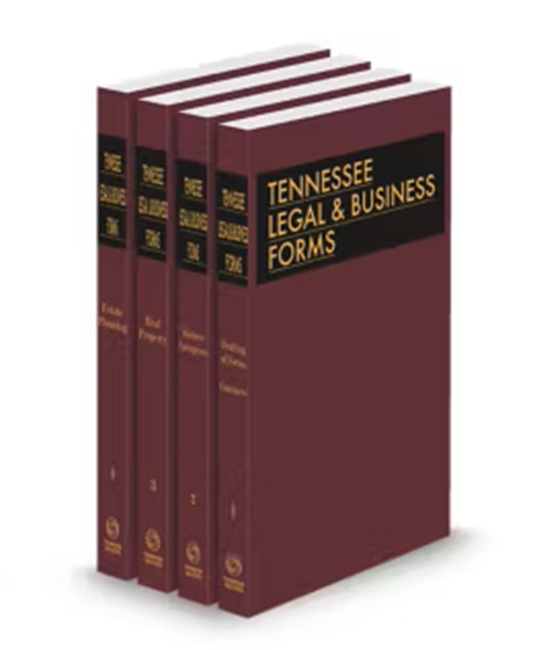 Tennessee Legal and Business Forms by
