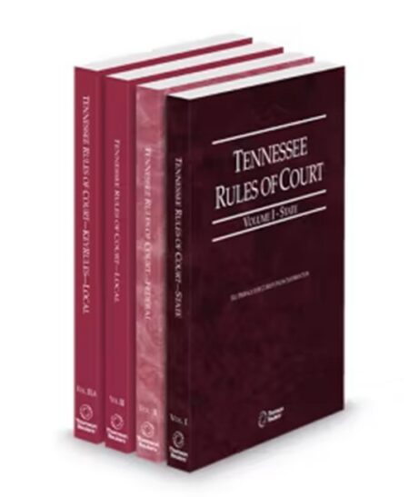 Tennessee Court Rules State Federal Local and Local KeyRules V I IIIa by