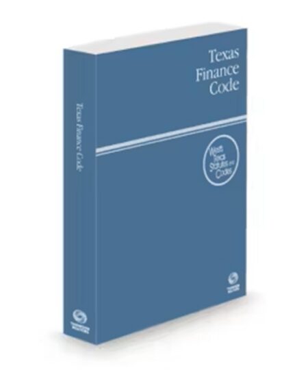 Texas Finance Code 2026 ed by