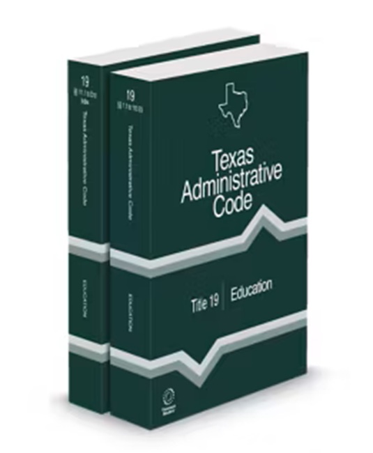 Texas Administrative Code Title 19 Education by