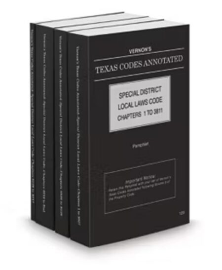 Texas Vernon's Annotated Stat Special Districts Code by