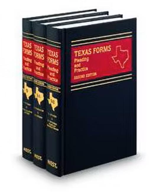 Texas Jurisprudence Pleading and Practice Forms 2D by Publisher's Editorial Staff