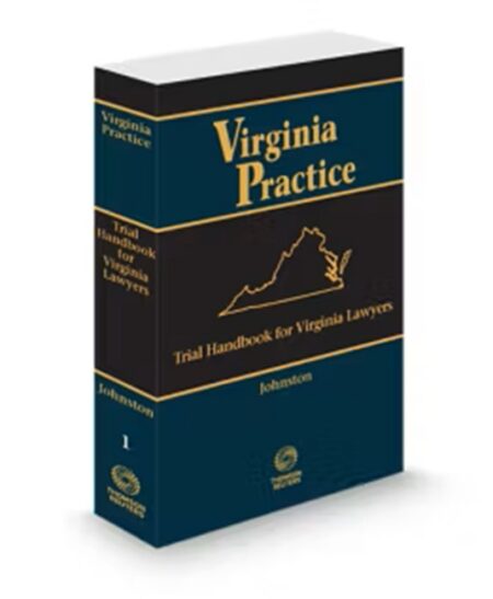 Virginia Practice V 1 Trial Handbook for Virginia Lawyers 2026 ed by