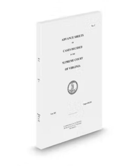 Virginia Reports Advance Sheets by
