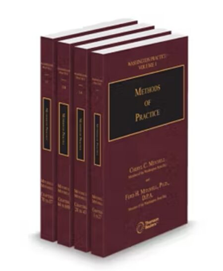Washington Practice V 1 1C Methods of Practice 2025 ed by