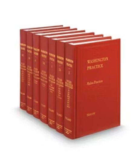 Washington Practice V 2 4B Rules Practice 2025 ed by