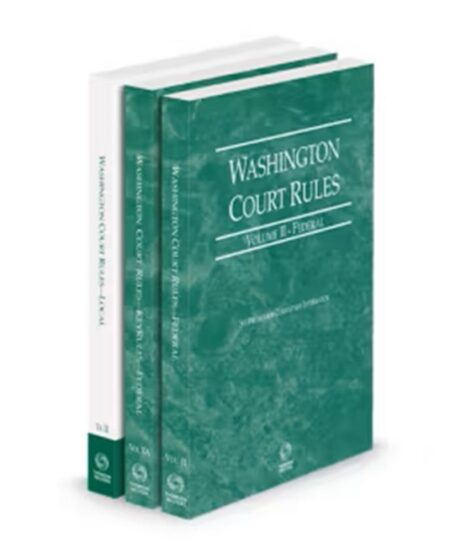 Washington Court Rules State Federal Federal KeyRules and Local by