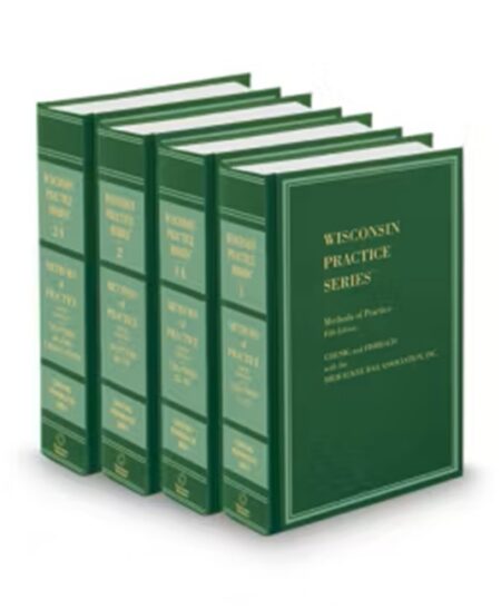 Wisconsin Practice V 1 2A Method of Practice 2025 2026 ed by