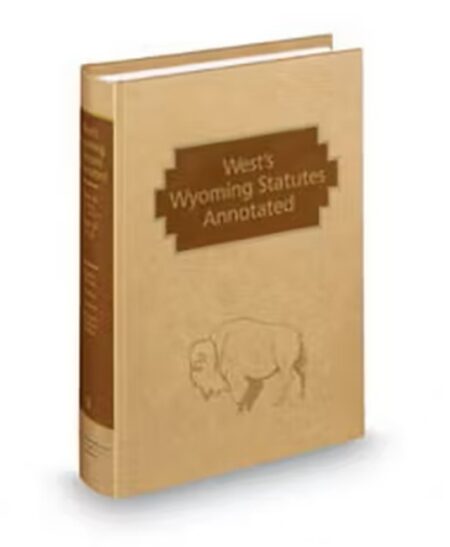 Wyoming Statutes Annotated by