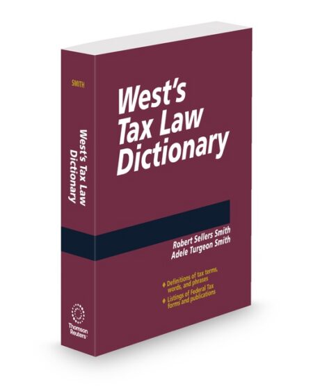 Smith Tax Law Dictionary 2026 ed by