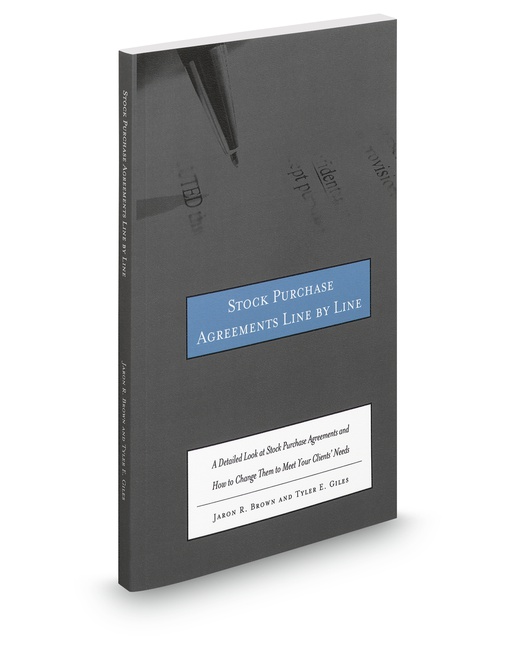 Aspatore Stock Purchase Agreements Line By Line by Jaron Brown Tyler E Giles